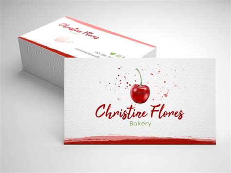 Bakery Business Card Bakery Business Card Template Desserts - Etsy UK