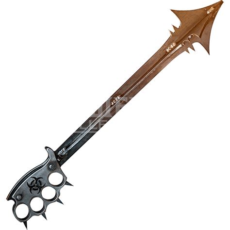 This is ridiculous, but a sword/mace is a neato idea Post Apocalyptic Art, Zombie Weapons ...