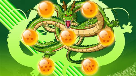 Dragon Ball Z Shenron and seven Dragon Balls, Dragon Ball Z HD wallpaper | Wallpaper Flare