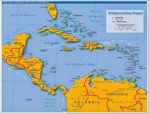 Central America Map