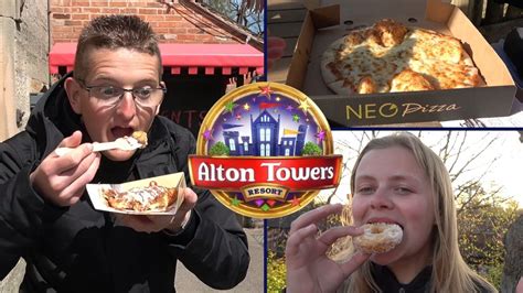 Alton Towers Food Vlog 2021 - Menus, Prices & Where To Eat! - YouTube