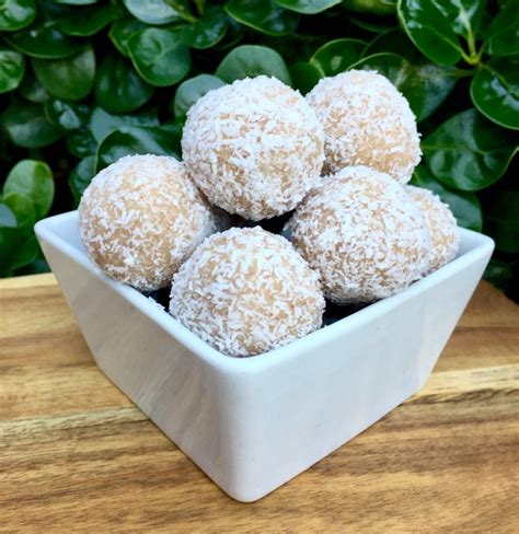 Coconut Snow Balls | Recipe | Healthy afternoon snacks, Healthy sweets, Snacks