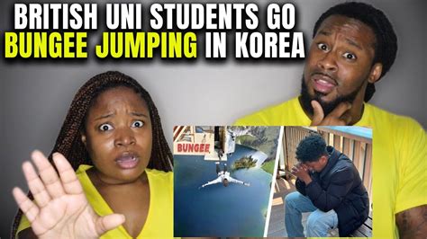 🇰🇷🇬🇧 DID HE PASS OUT?! British Uni Students go Bungee Jumping in Korea - YouTube