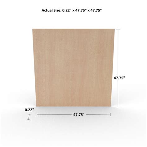 1/4-in x 4-ft x 4-ft Sumauma Plywood Underlayment in the Plywood department at Lowes.com