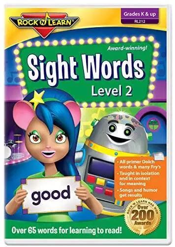 SIGHT WORDS LEVEL 2 (Rock 'N Learn) - DVD By Brad Caudle - VERY GOOD $5.95 - PicClick