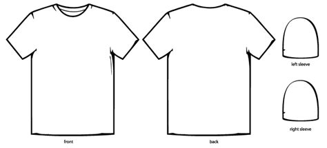 Shirt Drawing Template at PaintingValley.com | Explore collection of ...