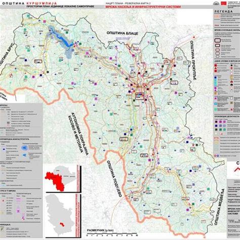 Referral map no.2, Spatial plan for Kuršumlija municipality (Source:... | Download Scientific ...