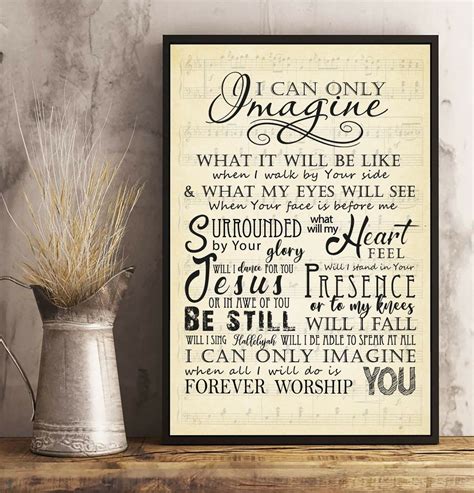 I Can Only Imagine Lyrics Printable - Printable Word Searches