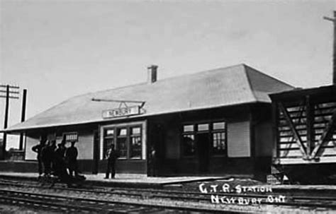 Railway stations in Newbury Ontario