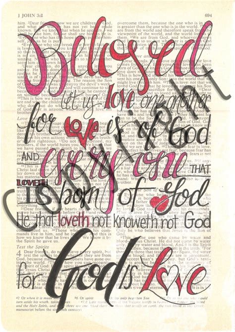 1 John 4:7-8 5 x 7 Print