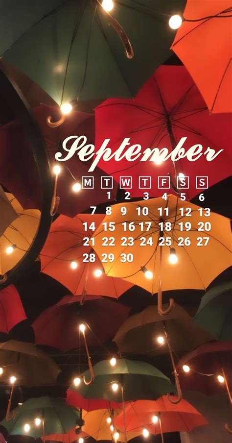 September Calendar Wallpaper