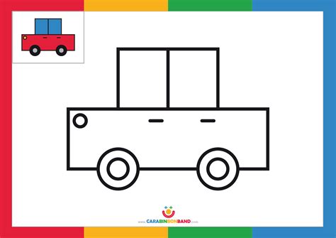 Dibujos fáciles – cómo dibujar un coche fácil para niños – CARA BIN BON ...