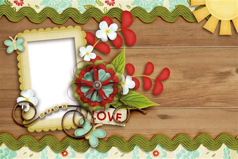 Boarders And Frames, Flowers Gif, Printable Scrapbook Paper, Beautiful ...