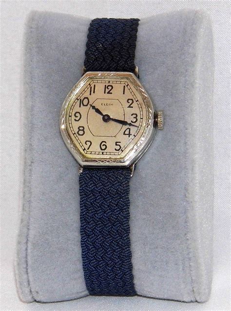 Vintage Elgin Women's Wrist Watch, 7 Jewels, 14K White Gol… | Flickr