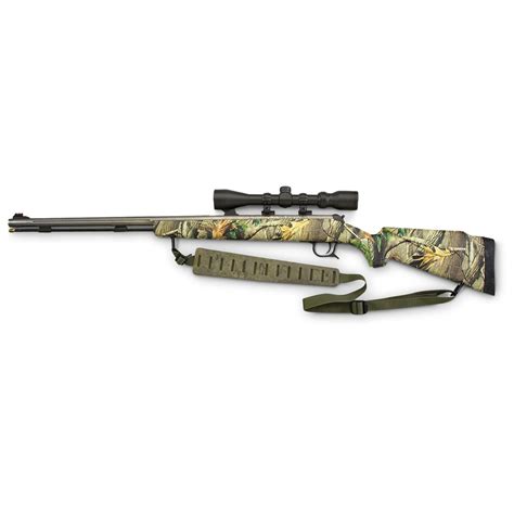 Kodiak® Magnum Pro .45 Cal Black Powder Rifle, Camo / Nickel - 158298, Black Powder Rifles at ...