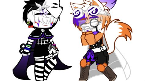 I made The Puppet and LOLbit in gacha club! More designs coming soon! : r/GachaClub