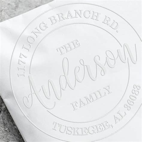 Custom Address Embosser Stamp Envelopes Embosser Address - Etsy