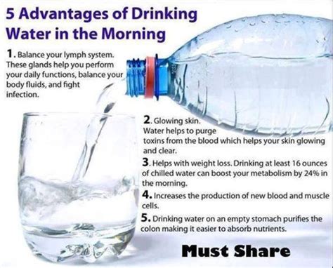 Drinking Water Benefits in Early Morning | Advantages of drinking water ...