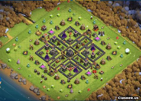 [Town Hall 9] TH9 War/Trophy base #B249194F [With Link] [0-2023 ...