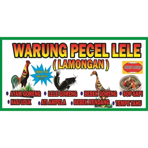 Jual Spanduk Pecel Lele Bahan Banner Bukan Kain Indonesia Shopee Indonesia - IMAGESEE