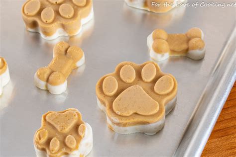 Frozen Peanut Butter & Banana Dog Treats | For the Love of Cooking
