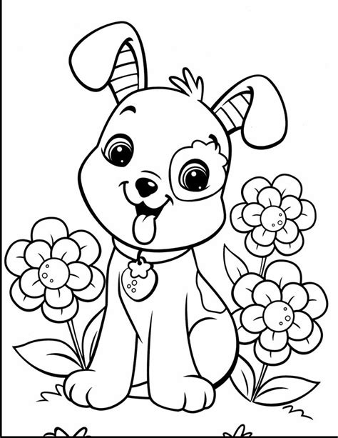 Dog Coloring Pages (med bilder) | Målarböcker, Färgläggningssidor, Målarbok