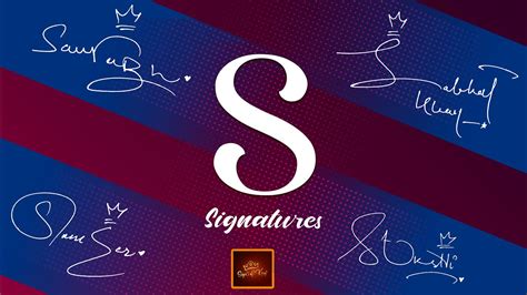 S signature | Signature for my Name Start with S | S signature style - YouTube