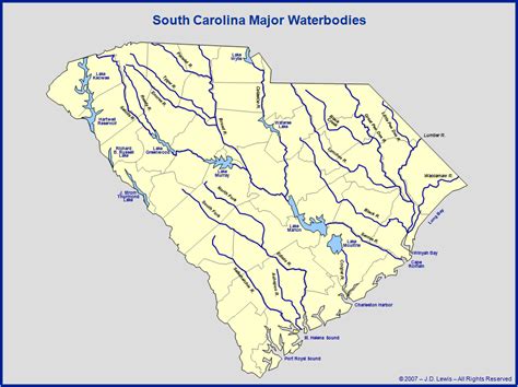 Carolina - South Carolina Rivers & Lakes