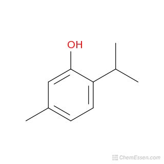 THYMOL Structure - C10H14O - Over 100 million chemical compounds | CCDDS