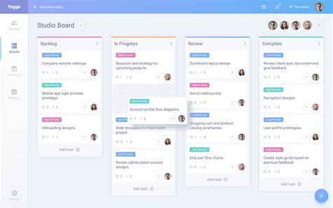 GitHub - heysafronov/fogga-kanban: [2017] React Kanban Dashboard Template