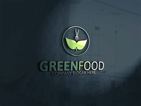 Green Food Logo | Branding & Logo Templates ~ Creative Market