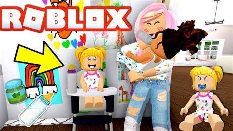 Bloxburg New Baby Update! Goldie & Titi Games Roblox Family Roleplay - YouTube