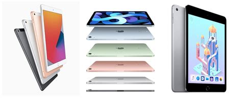 iPad Air 4 vs iPad 10.2 vs iPad Mini 5: Specs Comparison - Gizmochina