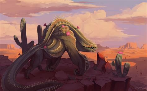 ArtStation - Cactus Guardian, Kaylee Gifford | Fantasy creatures art ...