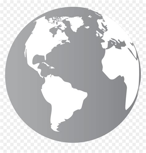 World Map Globe Vector, HD Png Download - vhv