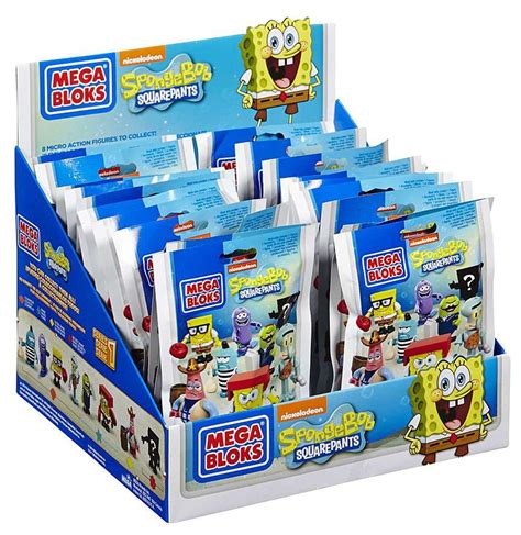 Mega Bloks Spongebob Squarepants Series 1 Mystery Box 94600 24 Packs - ToyWiz