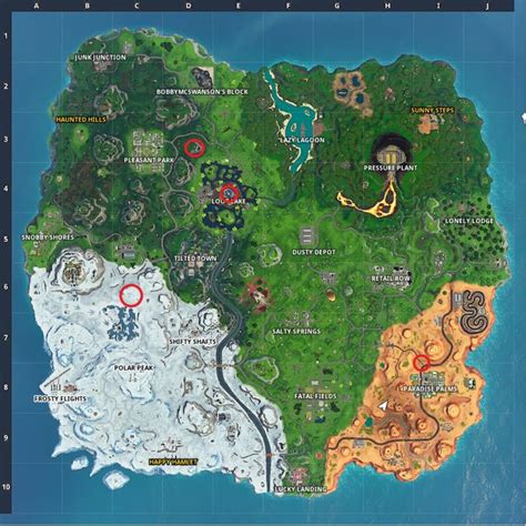 Fortnite Season X Worlds Collide: All Season X Rift Locations & Map