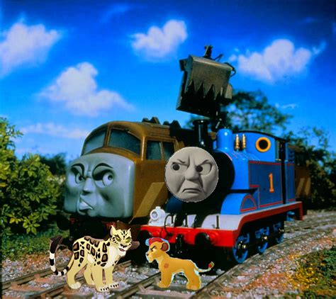 Thomas and Kion vs Diesel 10 and Makucha by TheJaLeonard on DeviantArt