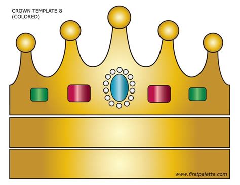 Crown template, Templates printable free, Crown printable