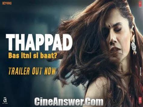 Thappad Movie (2020) | Story, Cast, Crew, Release Date, Songs, Budget ...