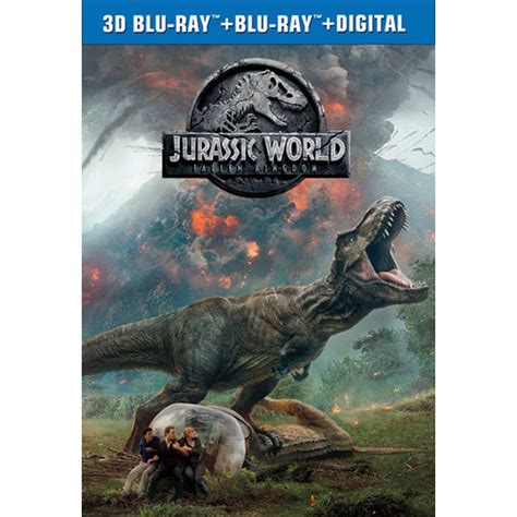 Jurassic World: Fallen Kingdom (Blu-ray + Blu-ray) - Walmart.com ...