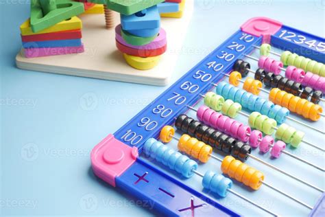 counting math learning toy on table 2864597 Stock Photo at Vecteezy