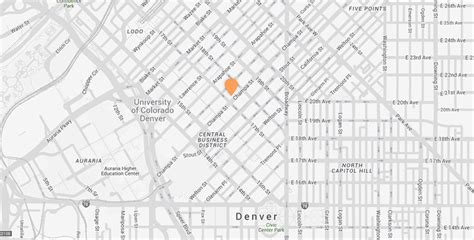 Downtown Denver Map + Directions | Kimpton Hotel Monaco Denver