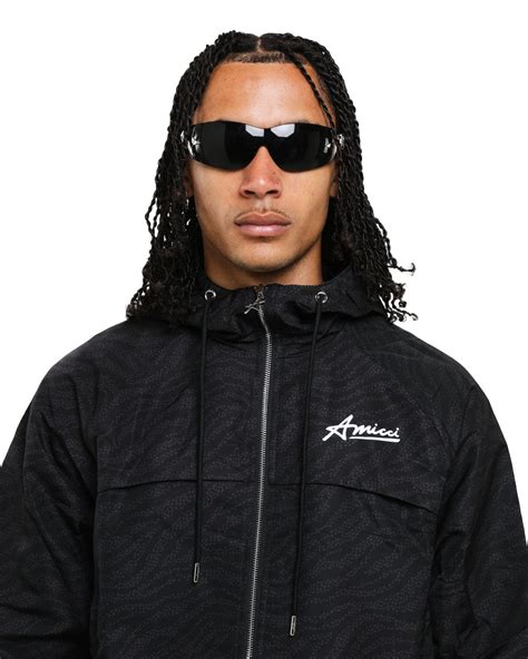 Amicci Luciano Windbreaker Black - Ένδυση υψηλής ποιότητας