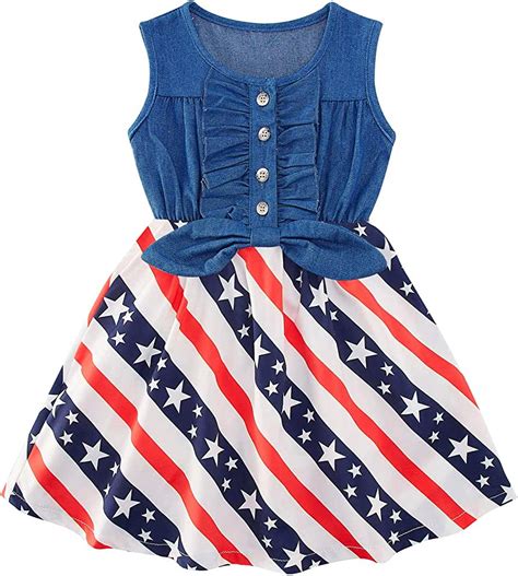 Amazon.com: Red White and Blue Dresses for Girls