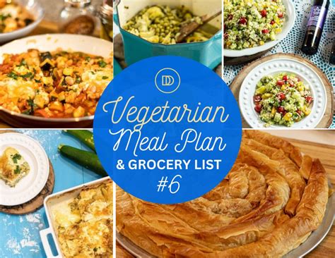Vegetarian Meal Plan 6 - Dimitras Dishes