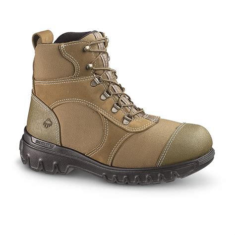 Men's Wolverine® Bushwood Waterproof Composite Toe Work Boots, Tan ...