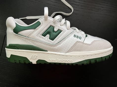 can i have a legit check on these new balance 550 white green, bought on stockx, not sure it ...