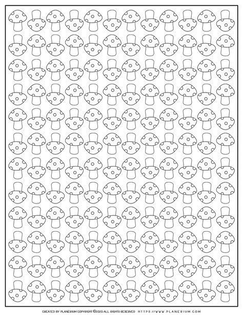 Mushroom Pattern | Planerium