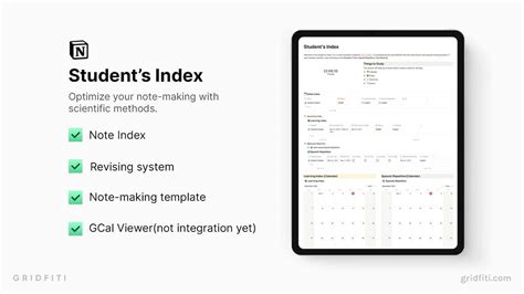 5+ Notion Note-Taking & Meeting Notes Templates | Gridfiti